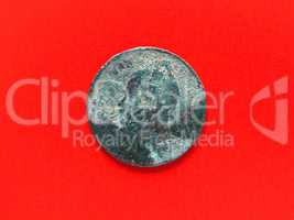 Ancient rusted coin