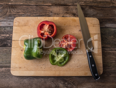 pepper on the table