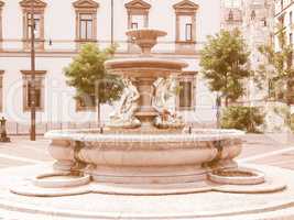 Piermarini Fountain, Milan vintage
