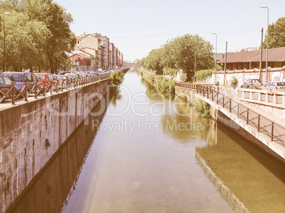 Naviglio Grande, Milan vintage