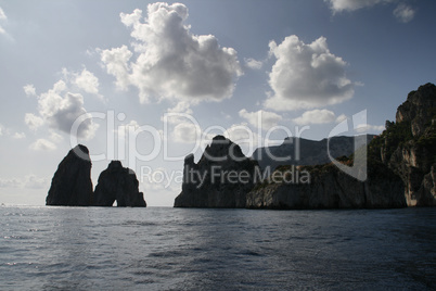 Faraglioni di Mezzo, Capri island - Italy