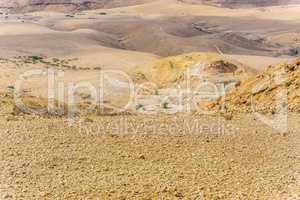 desert mountain landscape, Jordan, Middle East