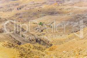 desert mountain landscape, Jordan, Middle East