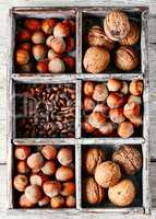 Box with nuts