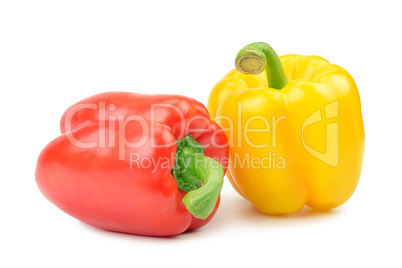 bell pepper isolated on white