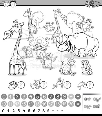 calculating animals activity