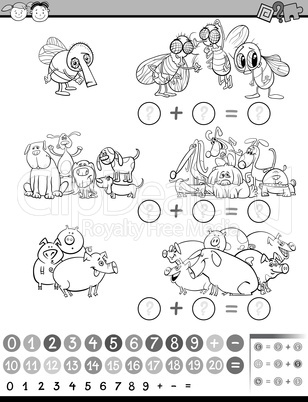 calculate game for coloring