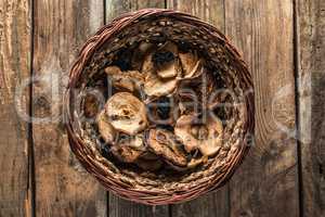 dry fruits in the basket
