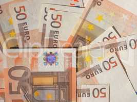 Fifty Euro notes