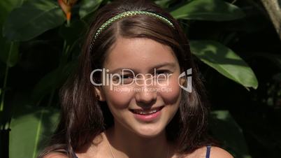 Laughing Pretty Teen Girl