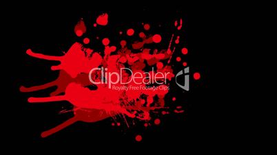 High-definition abstract blood background 3d render, HD 1080p