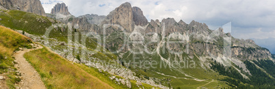 Roda de Vael in the Dolomites