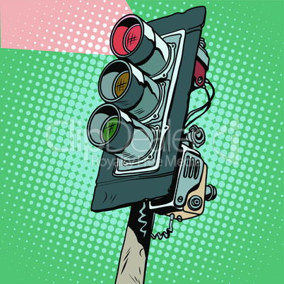 red traffic light