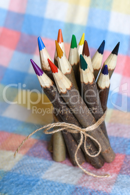 Set of colored pencils