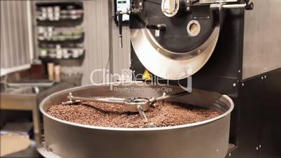 The Mixer of The Device of the Frying Coffee