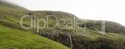 Landscape on the Faroe Islands