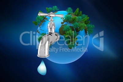 Earth with a tap
