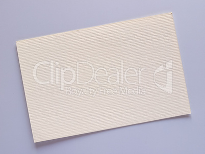 Blank paper tag label