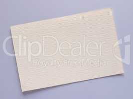 Blank paper tag label