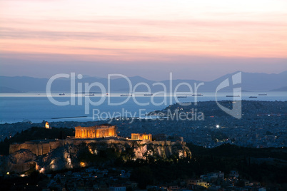 Akropolis in Athen, Griechenland