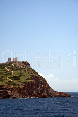 Tempel am Kap Sounion, Griechenland