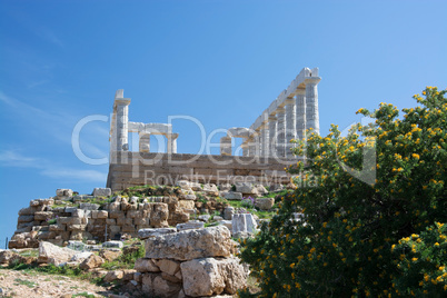 Tempel am Kap Sounion, Griechenland