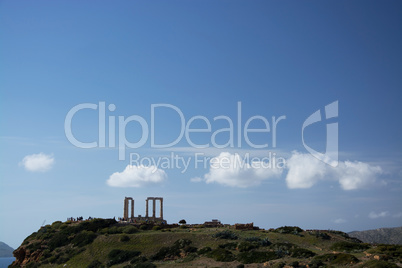 Tempel am Kap Sounion, Griechenland