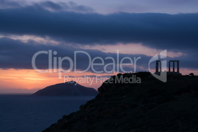 Tempel am Kap Sounion, Griechenland