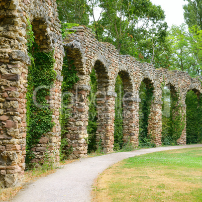 Stone arch in the park