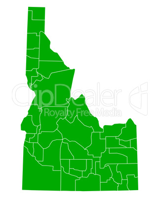 Karte von Idaho