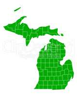 Karte von Michigan