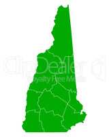 Karte von New Hampshire