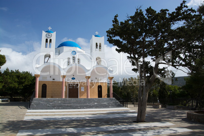 Kirche in Agkeria, Paros, Griechenland
