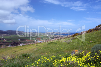 Panorama von Paros, Griechenland