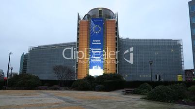 Brussels, Belgium - European parliament buildings.