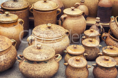 Traditional handmade pottery