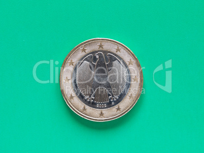 One Euro coin money