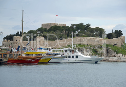 Taubeninsel bei Kusadasi, Türkei