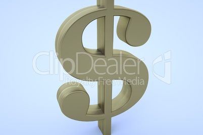 3D Dollar Sign