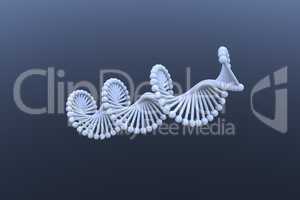 DNA Helix in Motion