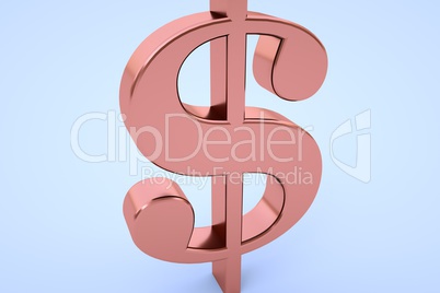 3D Dollar Sign