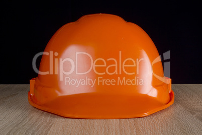 Industrial orange helmet