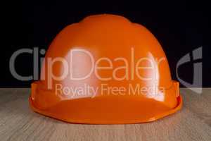 Industrial orange helmet