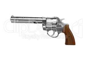 revolver isolated on white