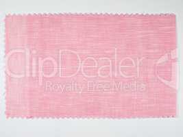 Pink fabric sample