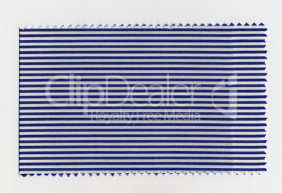 Blue Striped fabric sample