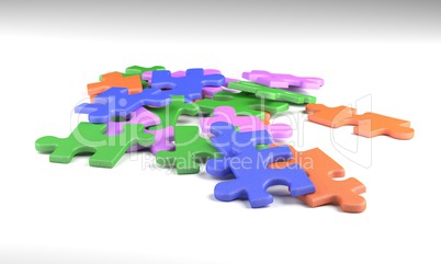 colorful puzzle pieces