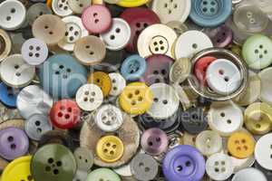 Colourful round buttons