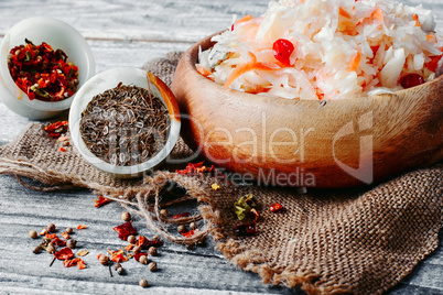 Sauerkraut with cranberries