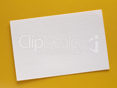 Blank paper tag label